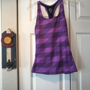 Nike Dri-Fit workout top with sports bra included